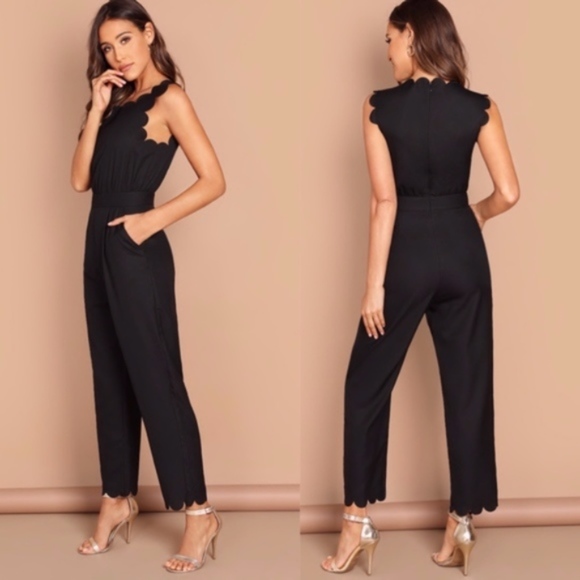LAST - SLAY AWAY Chic Jumpsuit - BLACK    - Picture 2 of 3